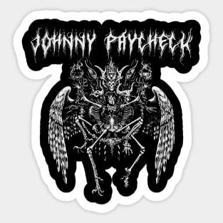 johnny paycheck ll darknes Sticker